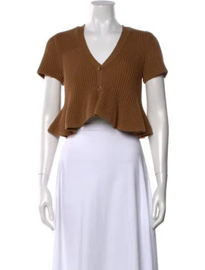 Pre-owned Alexander Wang V-neck Sweater In Neutral