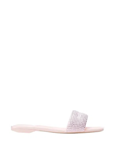 Alexander Wang Vy Crystal-embellished Slides In Multi
