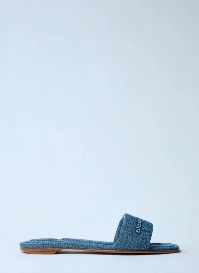 ALEXANDER WANG VY DENIM SANDALS