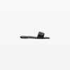 Alexander Wang Vy Pool Sandal In Lambskin In Black