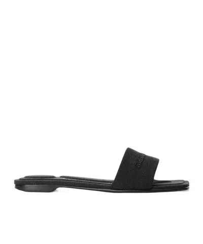 Alexander Wang Logo Slide In Black