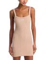 Alexander Wang Waffle Cami Chemise In Doeskin