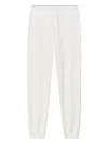 Alexander Wang Waffle Elasticated-waist Track Pants In White