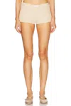 Alexander Wang Waffle Short In Doeskin