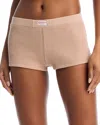 Alexander Wang Waffle Shorts In Doeskin