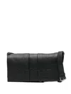 Alexander Wang Wang Pack Leather Flap Crinkle Crossbody Bag In Black
