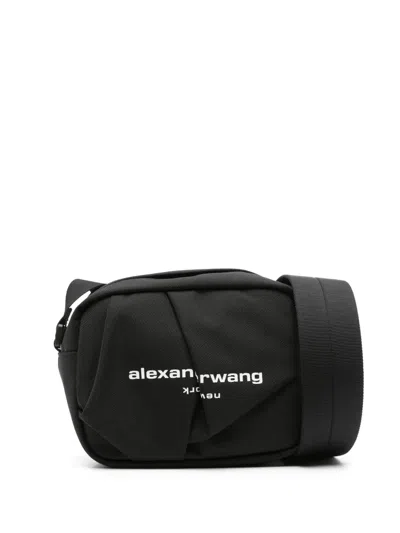 Alexander Wang Wangsport Canvas Cross Body Bag In Black