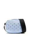 Alexander Wang Crystal-embellished Shoulder Bag In Blue