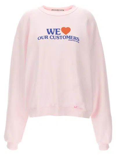 Alexander Wang 'we Love Our Customers' Sweatshirt