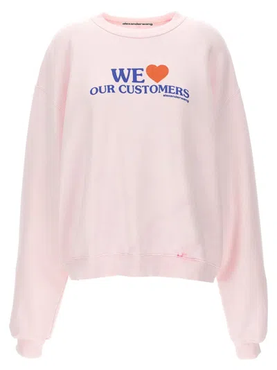 ALEXANDER WANG 'WE LOVE OUR CUSTOMERS' SWEATSHIRT