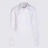 Alexander Wang White Cotton Asymmetric Shirt In White