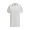 Alexander Wang White Cotton Casual Dress In Gray