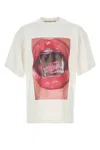 Alexander Wang Ice Cube Oversize Cotton Graphic T-shirt In White