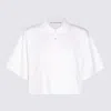 Alexander Wang Collared Shirt With Short Sleeves In White