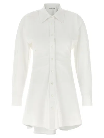 Alexander Wang White Cotton Short Women's Dress