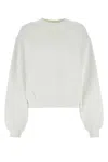 Alexander Wang White Cotton Sweatshirt In White