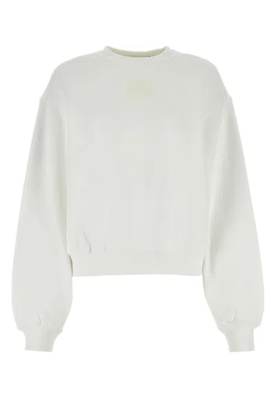 Alexander Wang White Cotton Sweatshirt