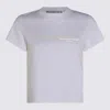 Alexander Wang White Cotton T-shirt In White