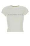 Alexander Wang White Cotton T-shirt In White