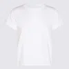 Alexander Wang White Cotton T-shirt In White