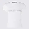 Alexander Wang White Cotton T-shirt In White
