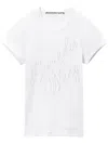 Alexander Wang Logo-print Cotton T-shirt In White