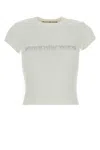 Alexander Wang White Cotton T Shirt In Multi