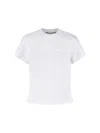 Alexander Wang Cotton Shrunken Logo T-shirt In White