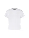 Alexander Wang Cotton Shrunken Logo T-shirt In White