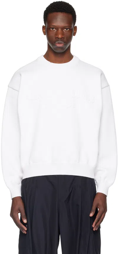 Alexander Wang White Crochet Jumper