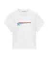 Alexander Wang Crystal Hotfix Star Jersey T-shirt In Red