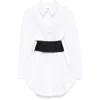 Alexander Wang Deconstructed Mini Dress In Neutral
