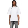 Alexander Wang White Gradient Logo Short Sleeve T-shirt In White