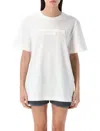 Alexander Wang Distressed Logo T-shirt In White