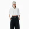 Alexander Wang Collared Shirt With Short Sleeves