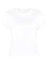 Alexander Wang Cotton T-shirt With Logo In White