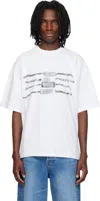 Alexander Wang White Oversized Graphic T-shirt In White