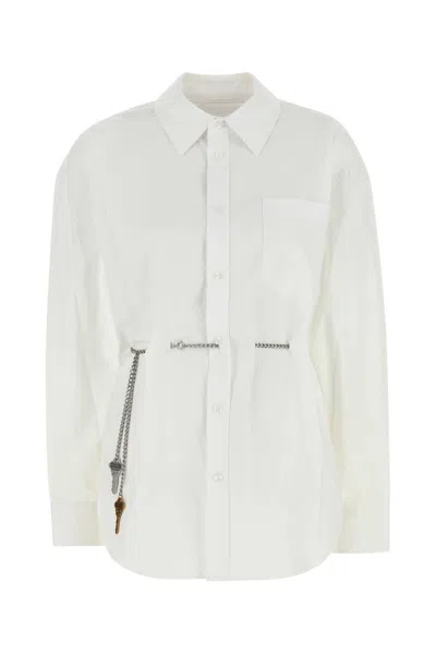 ALEXANDER WANG WHITE POPLIN SHIRT