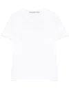 Alexander Wang Embossed Logo T-shirt In White