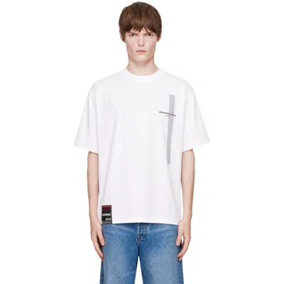 Alexander Wang White Short Sleeve Flasher Graphic T-shirt
