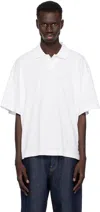 Alexander Wang White Short-sleeve Polo In Vintage White