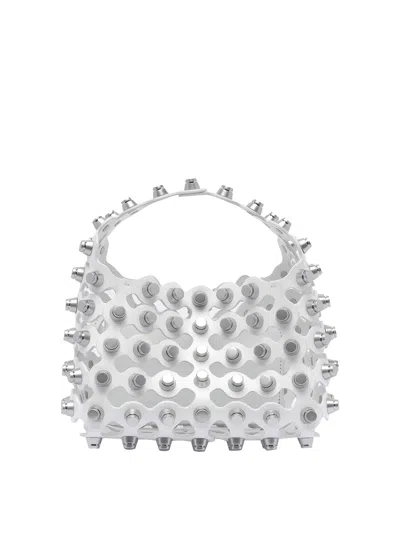 ALEXANDER WANG WHITE SMALL REX HANDBAG