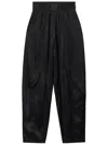 Alexander Wang Wide Elastic Baloon Pant In Black
