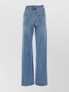 Alexander Wang Logo-embossed Boyfriend Jeans