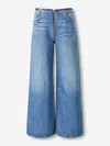 Alexander Wang Wide Leg Jeans In Blue