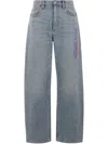 Alexander Wang Wide-leg Jeans In Grey