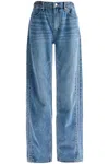 ALEXANDER WANG ALEXANDER WANG WIDE LEG JEANS WITH BRANDED STRIPES