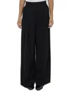 Alexander Wang High Waisted Wide Leg Pant In Black