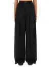 Alexander Wang Wide Leg Pants In Black