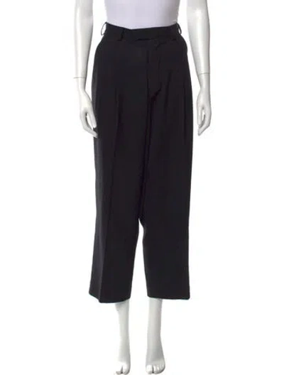 Pre-owned Alexander Wang Wide Leg Pants In Black